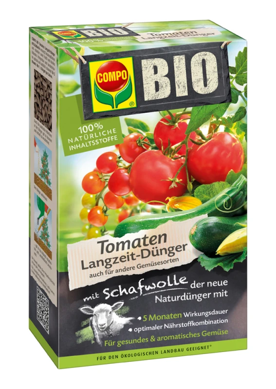 COMPO Bio-Tomaten Langzeitdünger, 750 G 1 COMPO Bio-Tomaten Langzeitdünger, 750 G