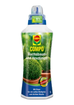 COMPO Buchsbaum-& Ilexdünger, 1 L