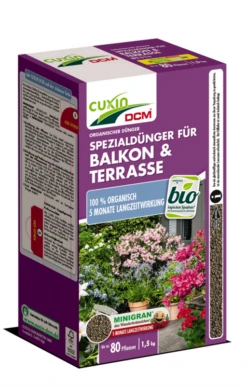 CUXIN Balkon-& Terrassenpflanzendünger, 1,5 Kg